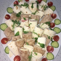 Wrap Platter For A Hungry Gathering Of Mini Eaters